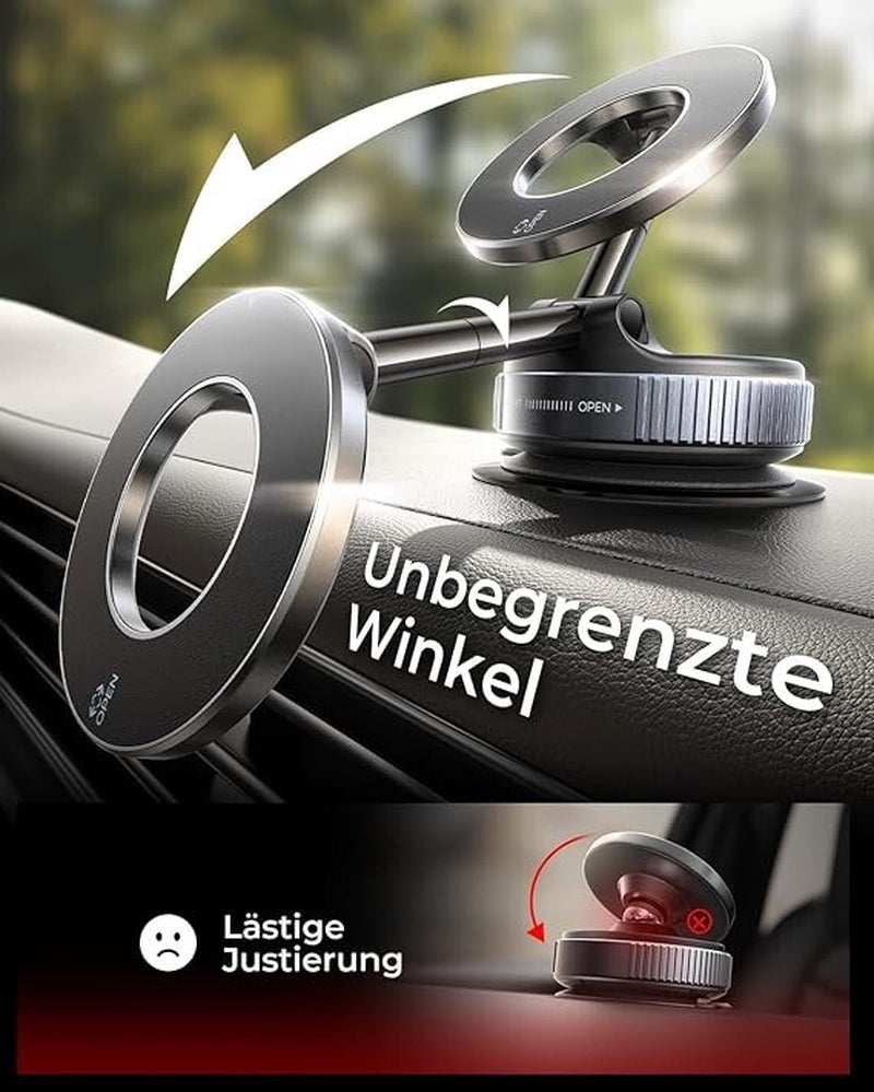 Magnetische Handyhalterung Auto Universal KFZ Vacuum Suction Handyhalterung 360°