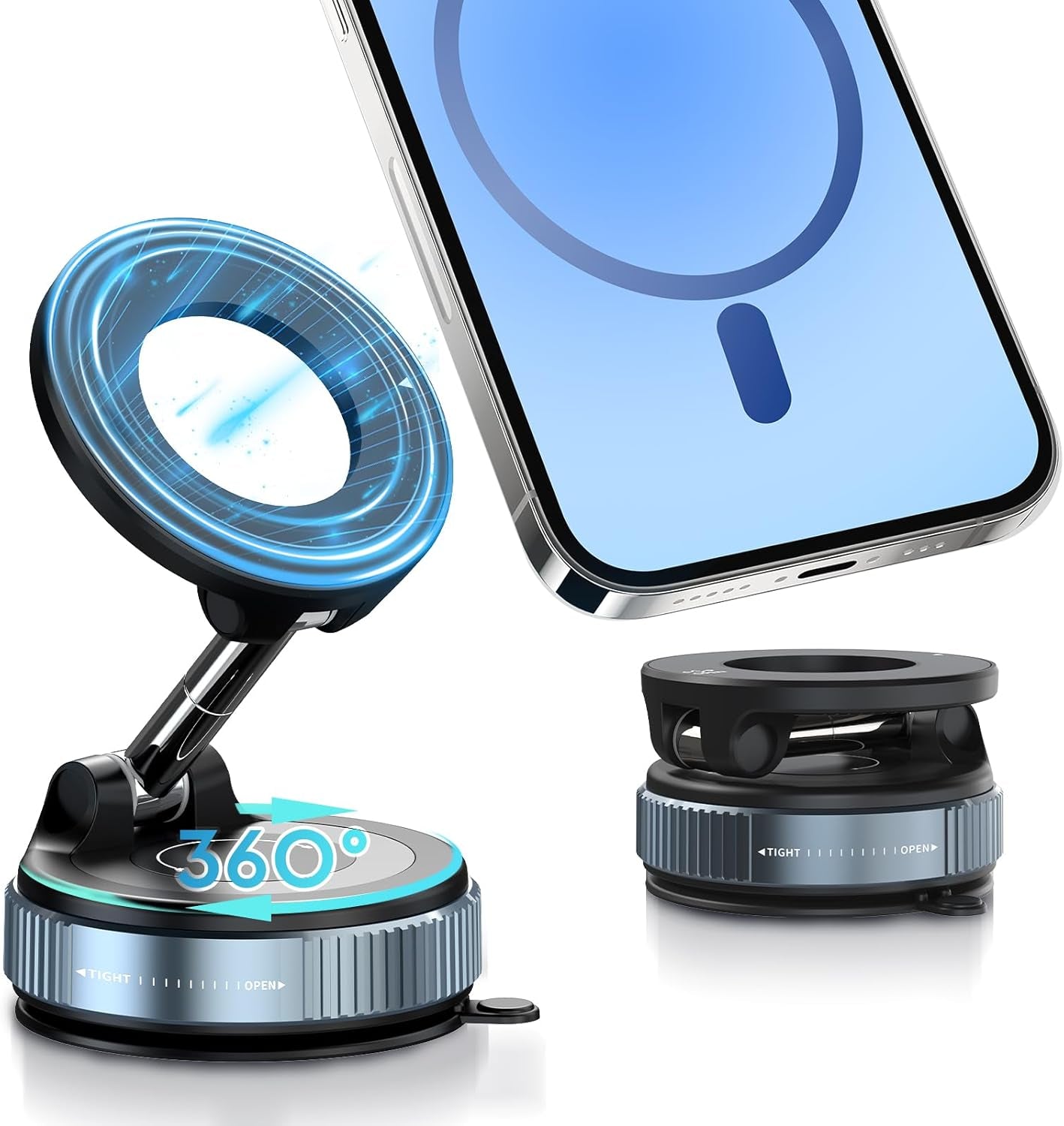 Magnetische Handyhalterung Auto Universal KFZ Vacuum Suction Handyhalterung 360°