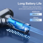 Car Vacuum Cleaner Wireless 95000PA Strong Suction Vacuum Cleaner Portable Handheld Vacuum Cleaner Blower 2In1 for Car Home