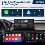 2 in 1 Wireless Carplay Adapter, Converts Wired to Wireless Carplay Adapter for Iphone, Wireless Control Plug & Play Carplay